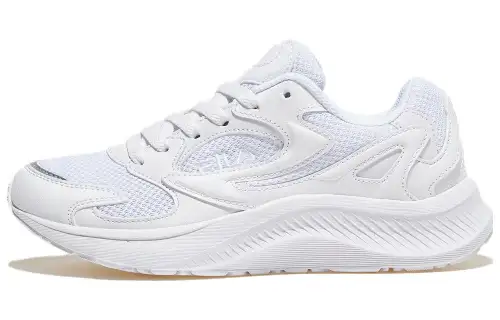 FILA Wavelet Mesh Low top Running Shoes Unisex White Korean Style