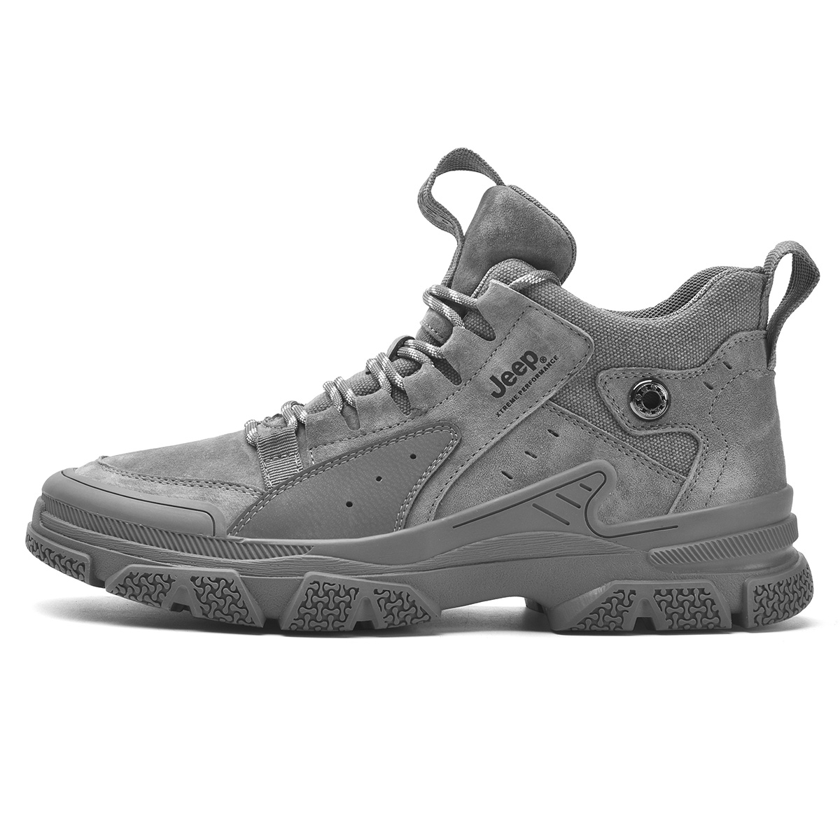 Jeep Mid top Outdoor Shoes Men’s Gray