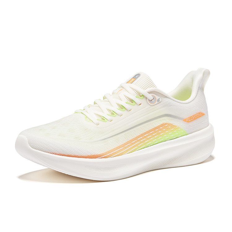 Erke Float On Water 6 Running Shoes Men’s Low Top Microcrystal White Fluorescent Sprout Green