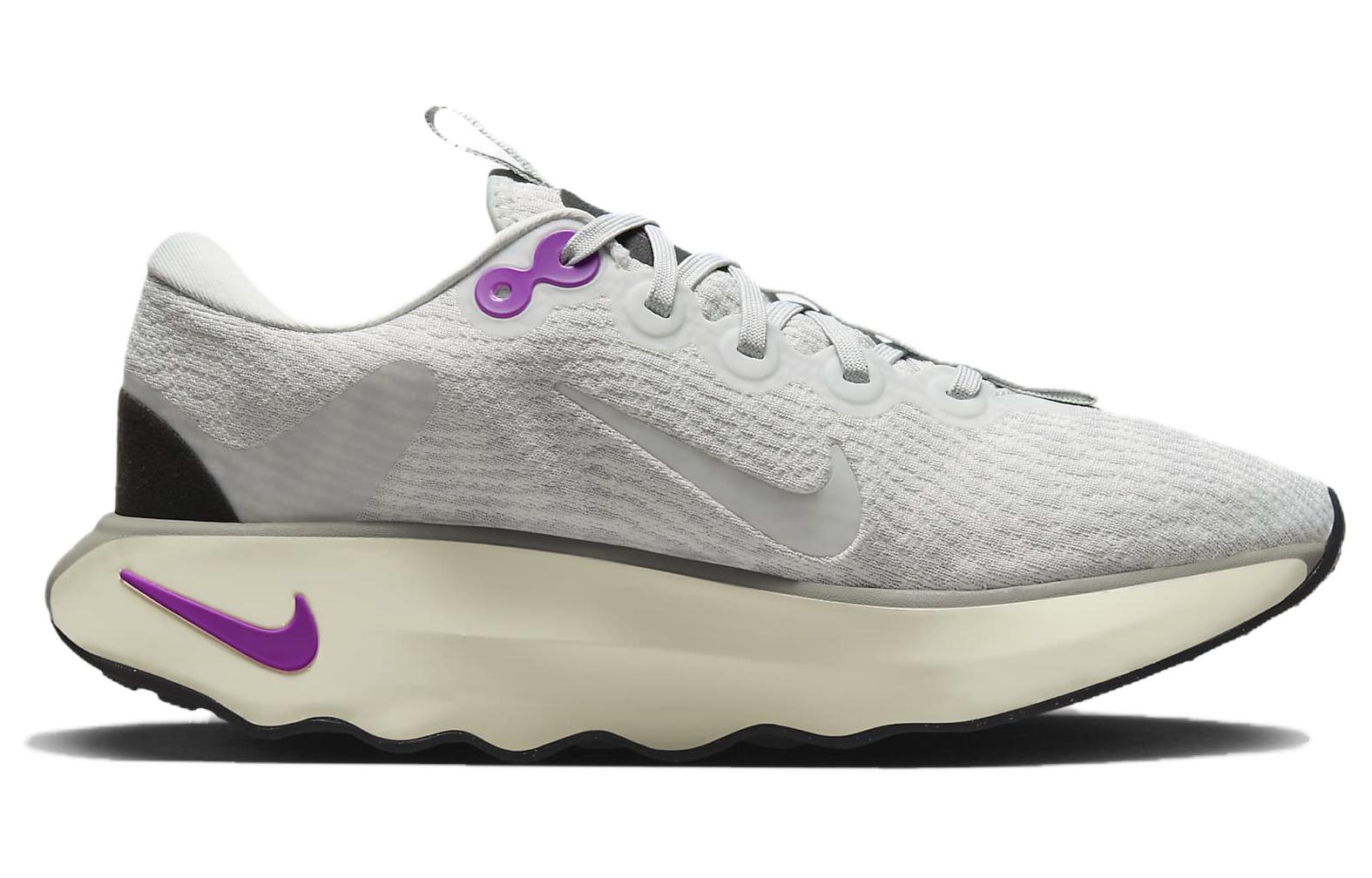 Nike Motiva Comfortable Round Toe Cushioning Breathable Cushioning Breathable Low top Running Shoes Women's Gray Purple