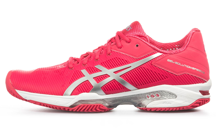 ASICS Gel Solution Speed 3 Running Shoes Women's Low Top Pink/White