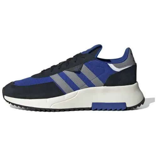 Adidas Originals Retropy F2 Slip Resistant Abrasion Resistant Low top Running Shoes Men's Blue Black