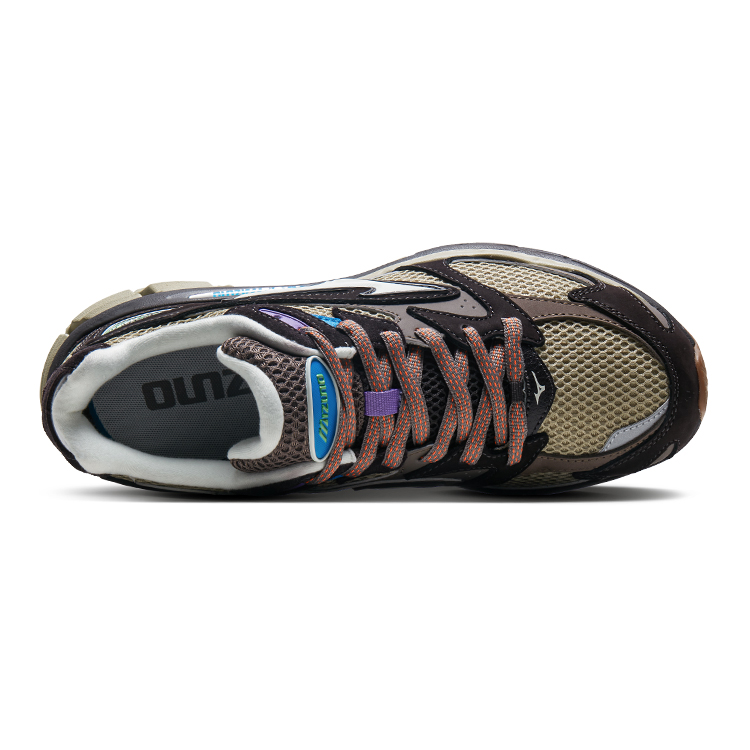 Mizuno Slip Resistant Abrasion Resistant Low top Running Shoes Unisex Brown