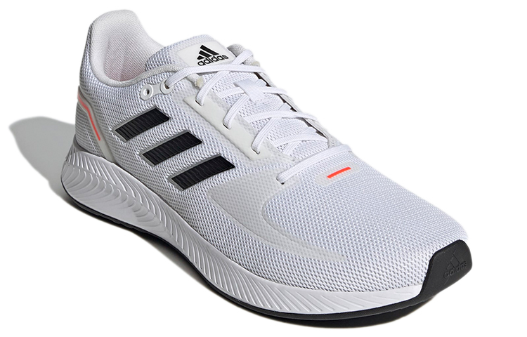 Мужские кроссовки adidas neo Runfalcon 2.0 (бело-черные) — Белыйчёрный — фото 3