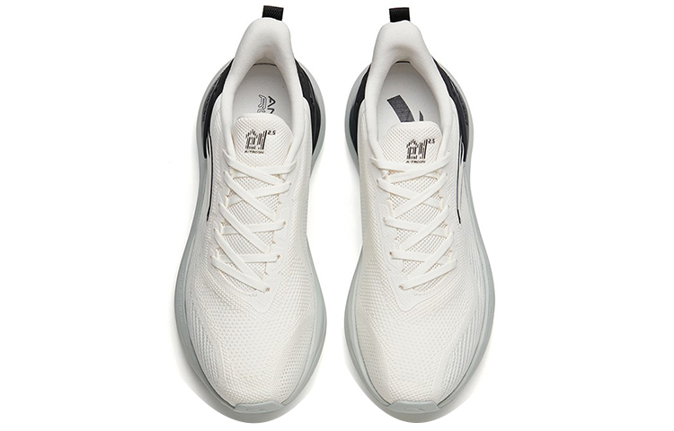 Anta 2.5 Breathable And Lightweight Low top Running Shoes Men’s White Black