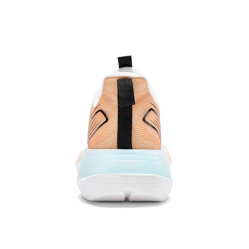 Warrior Cushioning Height Increasing Lightweight Breathable Low top Running Shoes Men’s White Blue Orange
