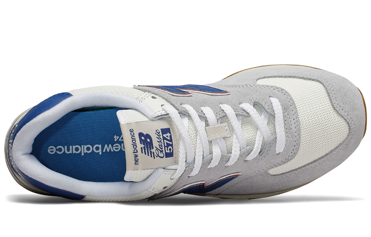 Кроссовки New Balance 574 (серо-синий) — Серый / синий — фото 3
