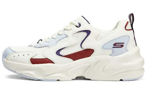 Skechers Synthetic Leather, Textile, Mesh Cushioning Abrasion Resistant Cushioning, Wear Resistant Low top