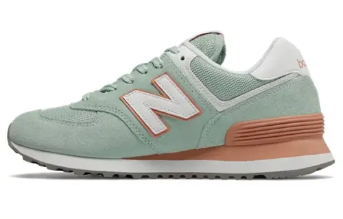 New Balance 574 Mint Orange Women's