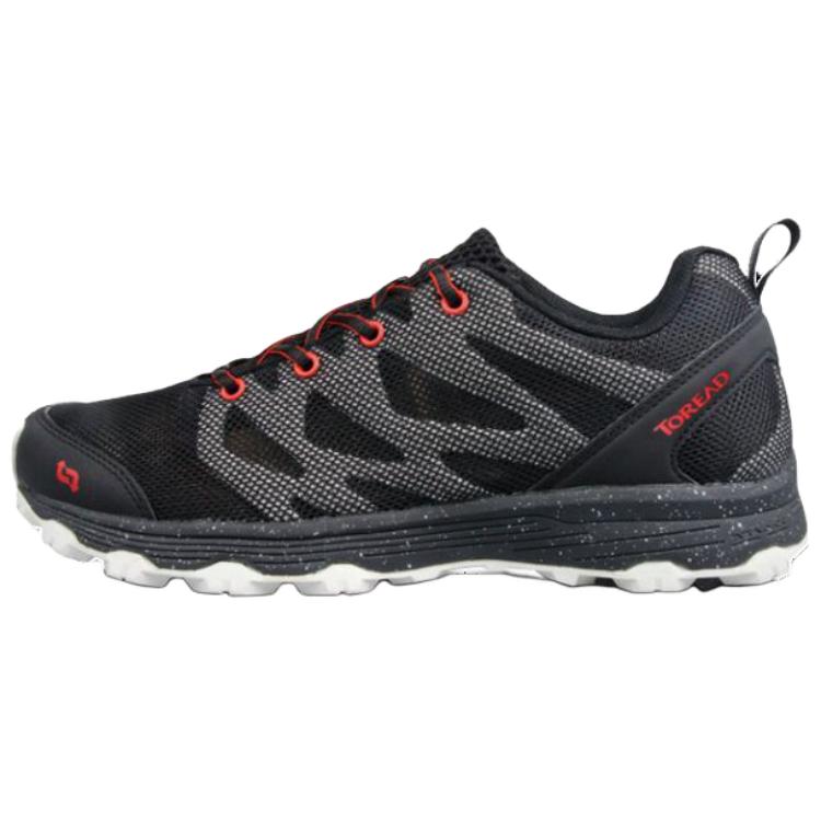 TOREAD Slip Resistant Abrasion Resistant Slip Resistant Abrasion Resistant Low top Outdoor Shoes Women’s Black Red