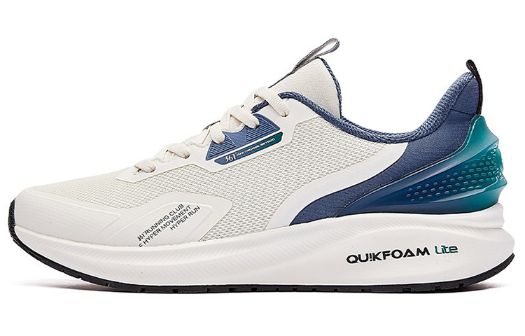 361° Wind Screen Lightweight Breathable Lightweight And Breathable Low top Running Shoes Men's Industrial Blue