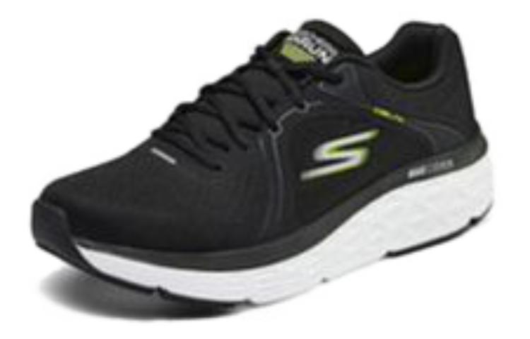 Skechers Fabric Cushioning Low top Casual Running Shoes Men’s Black Yellow
