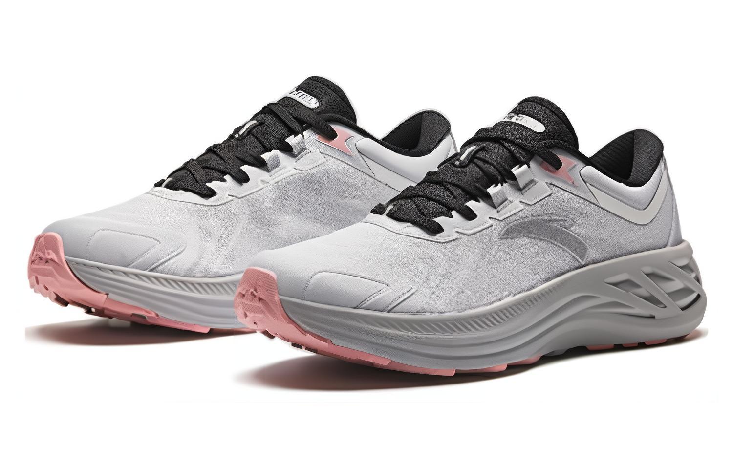 Anta Wuyi Cushioning Low top Running Shoes Women’s Black Gray Silver