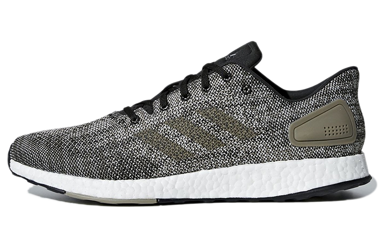 Adidas Pureboost Dpr Comfortable Cushioning Low top Running Shoes Men's Linen Green