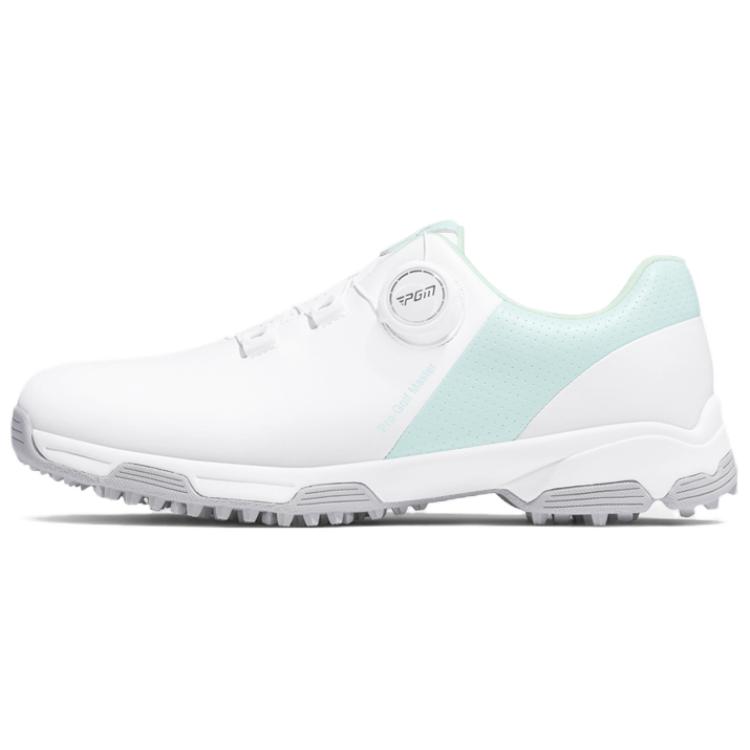 PGM Microfiber Leather Non Slip And Waterproof Low top Golf Shoes Women’s White Light Blue
