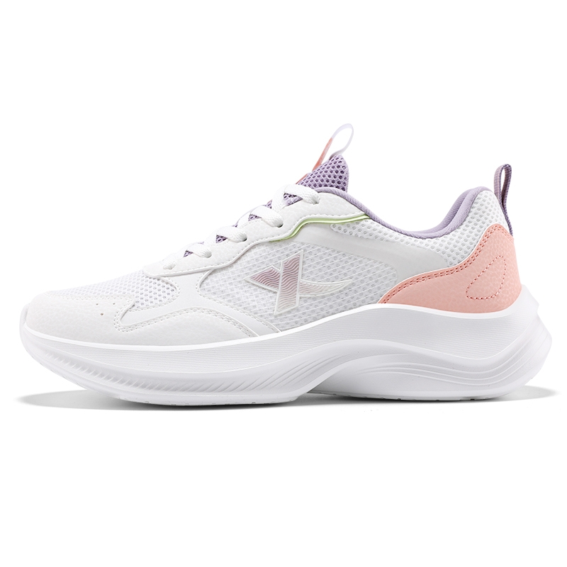 XTEP Cushioning Lightweight Low top Casual Running Shoes Women’s White Purple