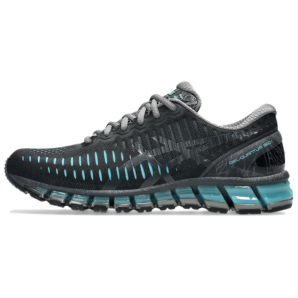 ASICS Gel Quantum 360 Breathable Support Running Shoes Men's Black Blue