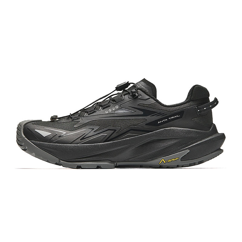 Anta Tracker Waterproof Low top Running Shoes Women's Basic Black