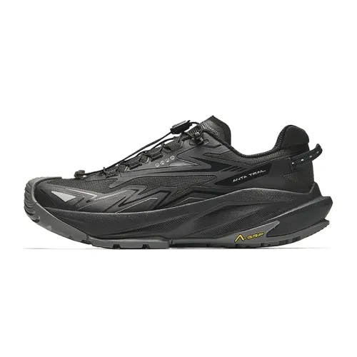 Anta Tracker Waterproof Low top Running Shoes Women's Basic Black