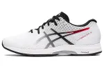 Asics Lyteracer 4 Comfortable Low top Running Shoes Men's White Black