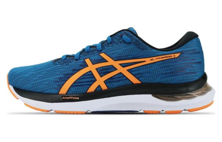 Asics Gel Pacemaker 3 Comfortable Low top Running Shoes Men's Blue Yellow