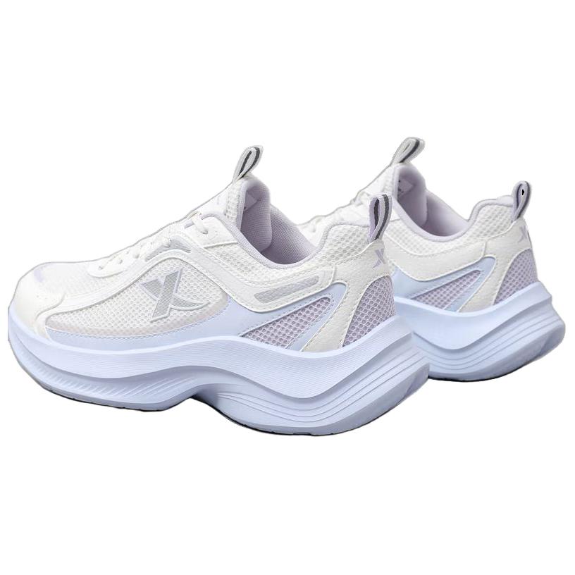 XTEP Abrasion Resistant Breathable Rebound Low top Casual Running Shoes Women’s White Blue Purple