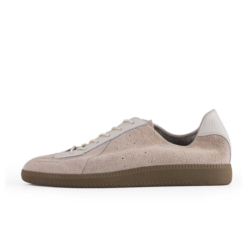 PANE Light training NO-GI series-PELICAN Pelican Dexun retro fashion non-slip wear-resistant low-top lifestyle casual shoes unisex khaki color