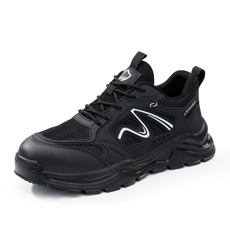 LANOUDUN Abrasion Resistant Impact Resistant Lightweight Low top Outdoor Shoes Men’s Black