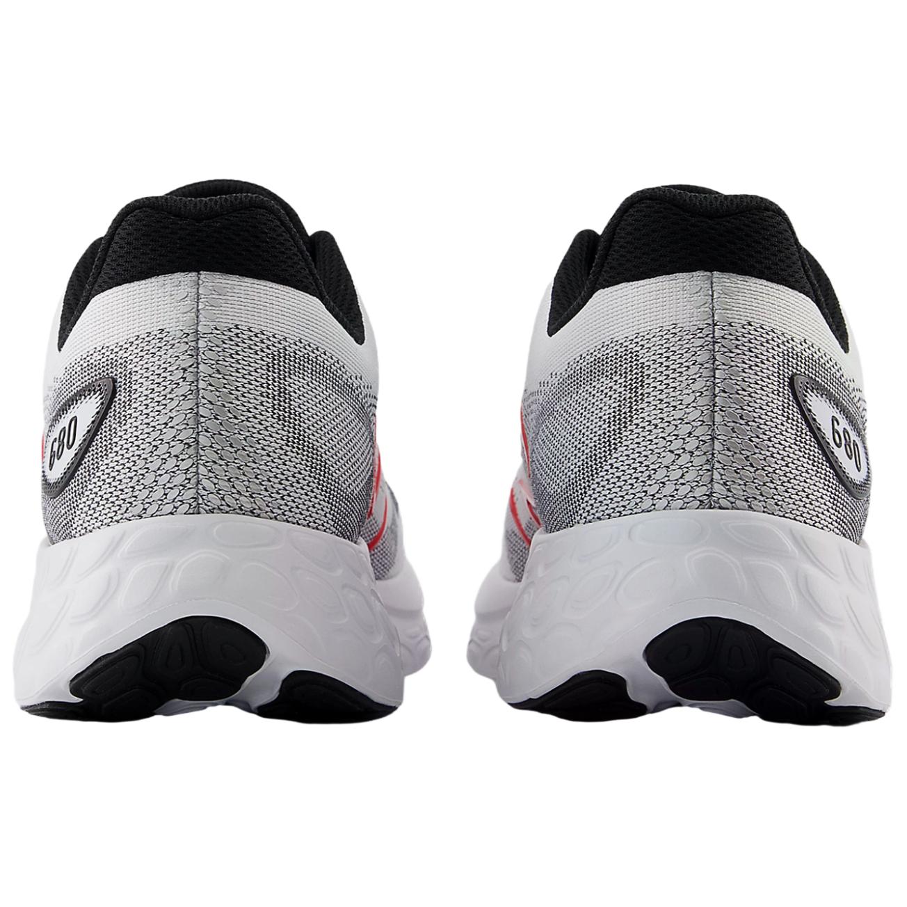 New Balance Fresh Foam 680v8 Breathable Support Breathable Support Casual Running Shoes Unisex White Black