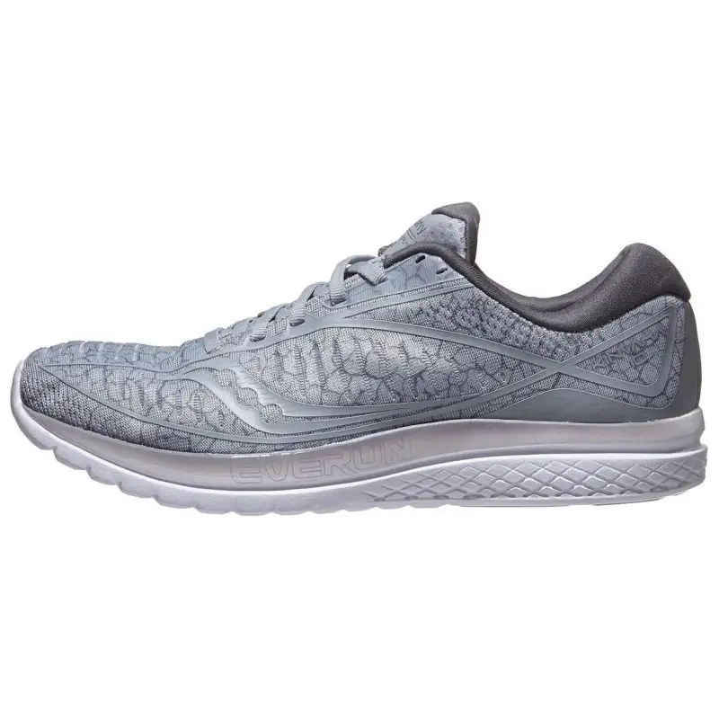 Saucony Kinvara 10 Slip Resistant Low top Running Shoes Men's Crackle Mist Gray