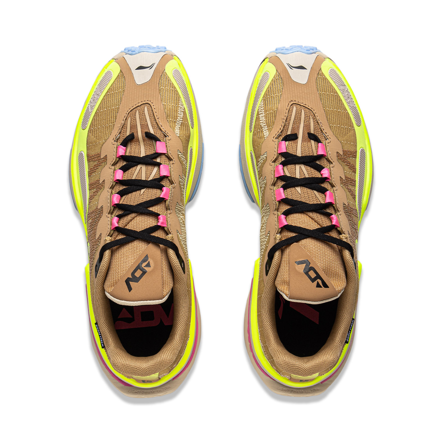 Li Ning Slip Resistant Abrasion Resistant Low top Trail Running Shoes Women’s Brown