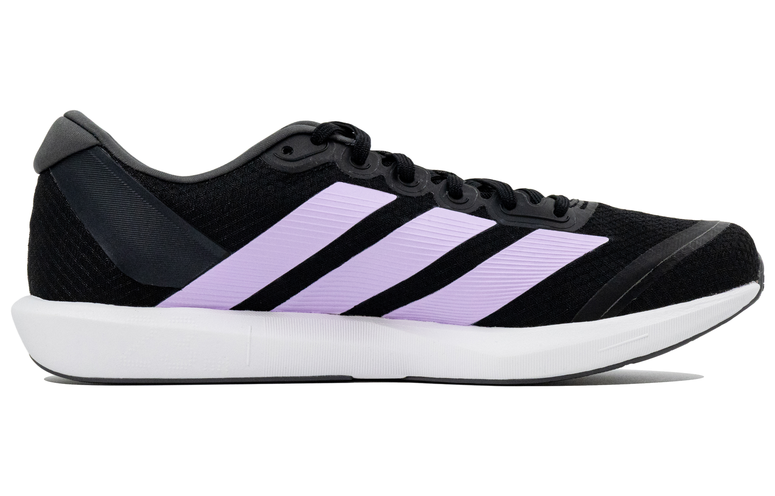 Adidas Adizero Lightweight Low top Running Shoes Unisex Black White Purple