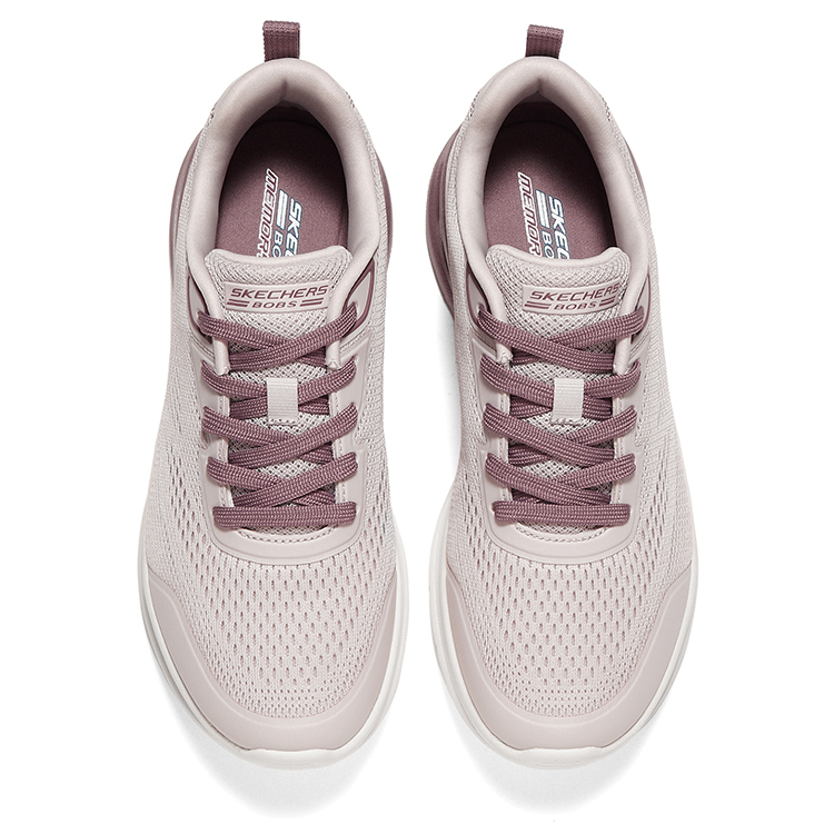 Skechers Bob’s Breathable And Wear resistant Low top Running Shoes Women’s Nude Pink