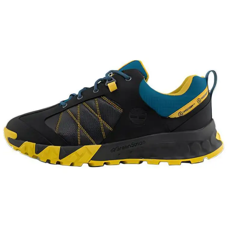 Timberland Trailquest Waterproof Mid Boots 'Black And Yellow'