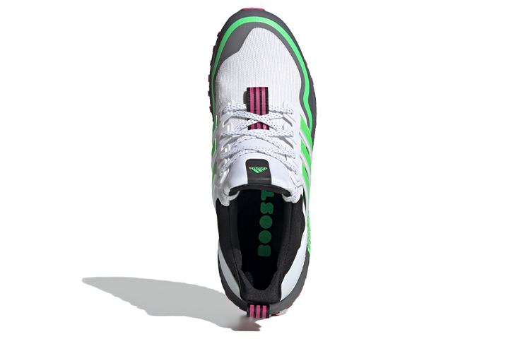 Кроссовки adidas ULT (бело-зелено-серые) — Белый / зелёный / серый — фото 5