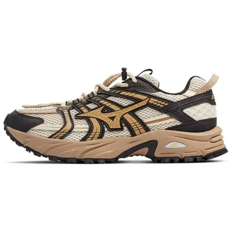 Mizuno FIYI TL Slip Resistant Abrasion Resistant Low top Trail Running Shoes Unisex Beige Black