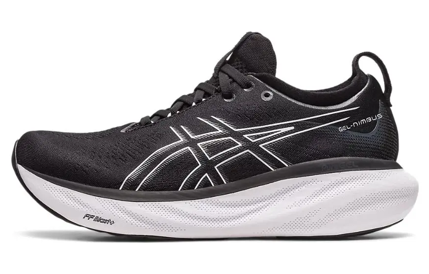ASICS Gel Nimbus 25 Black Pure Silver Women's