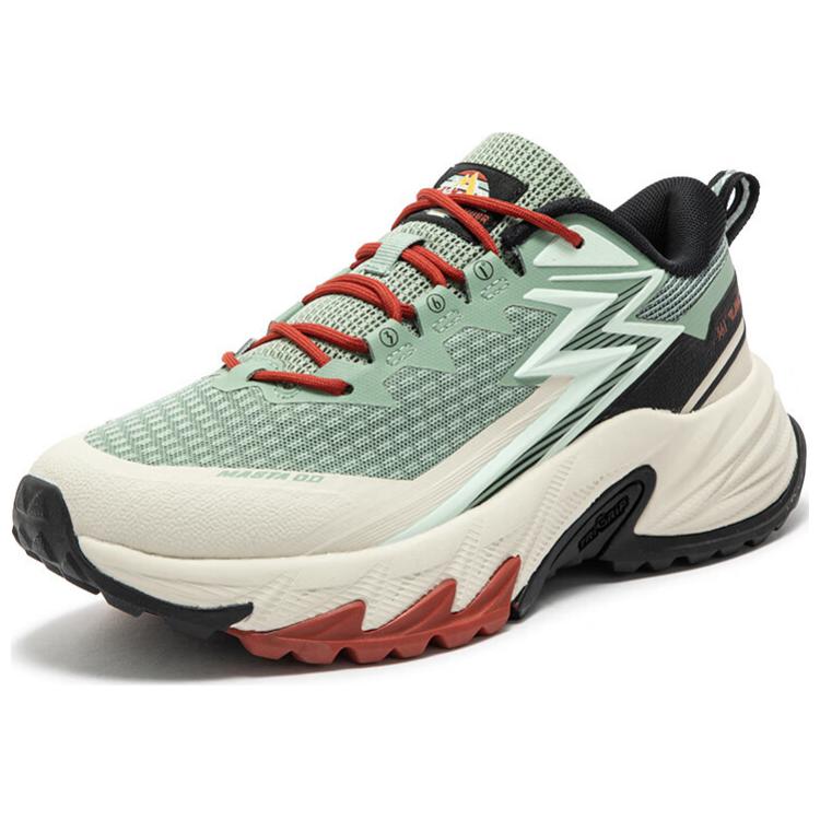 361° Slip Resistant Abrasion Resistant Low top Outdoor Shoes Women’s Green Black Red