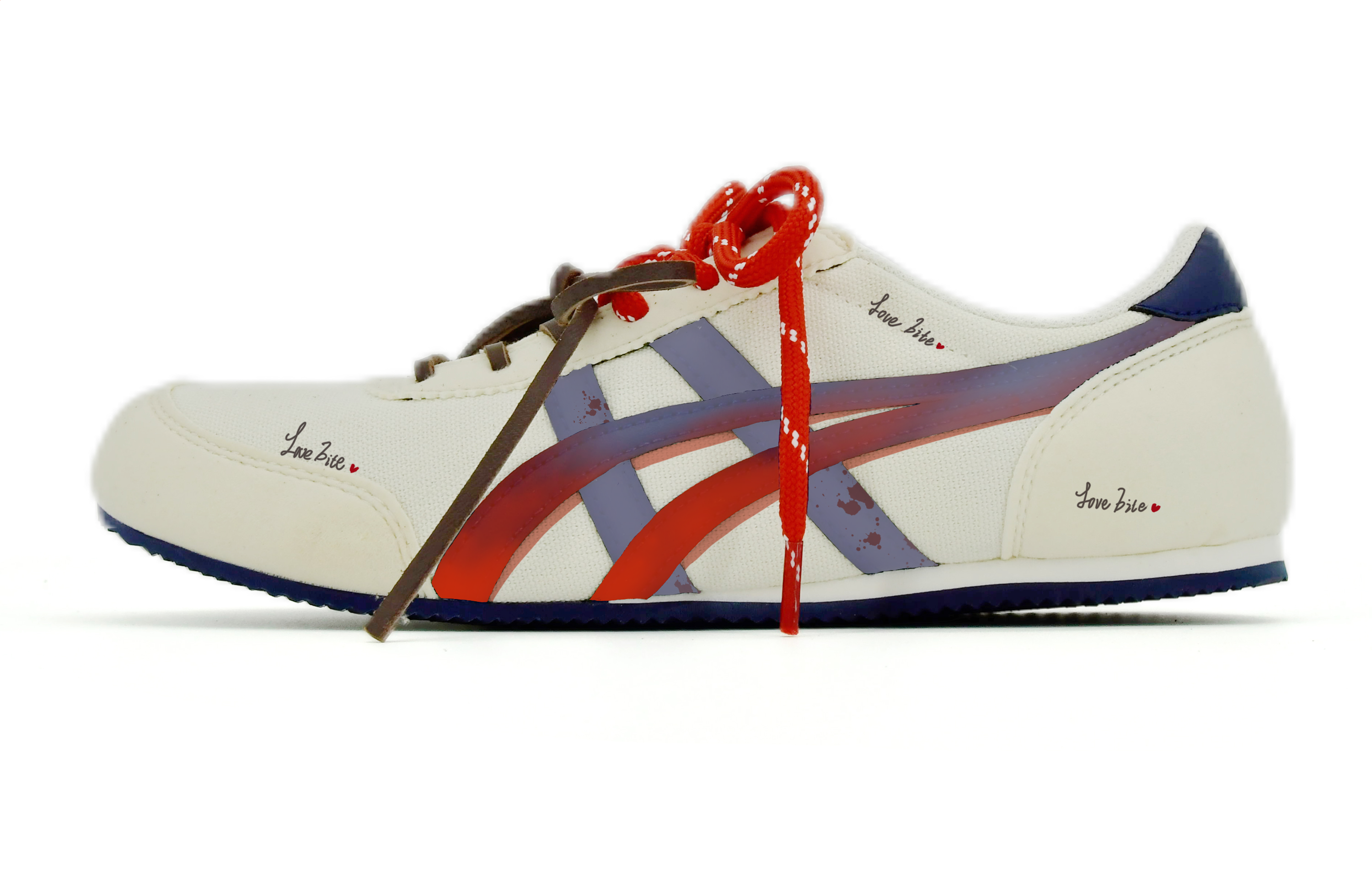 Onitsuka Tiger Track Trainer Low top Running Shoes Unisex Red