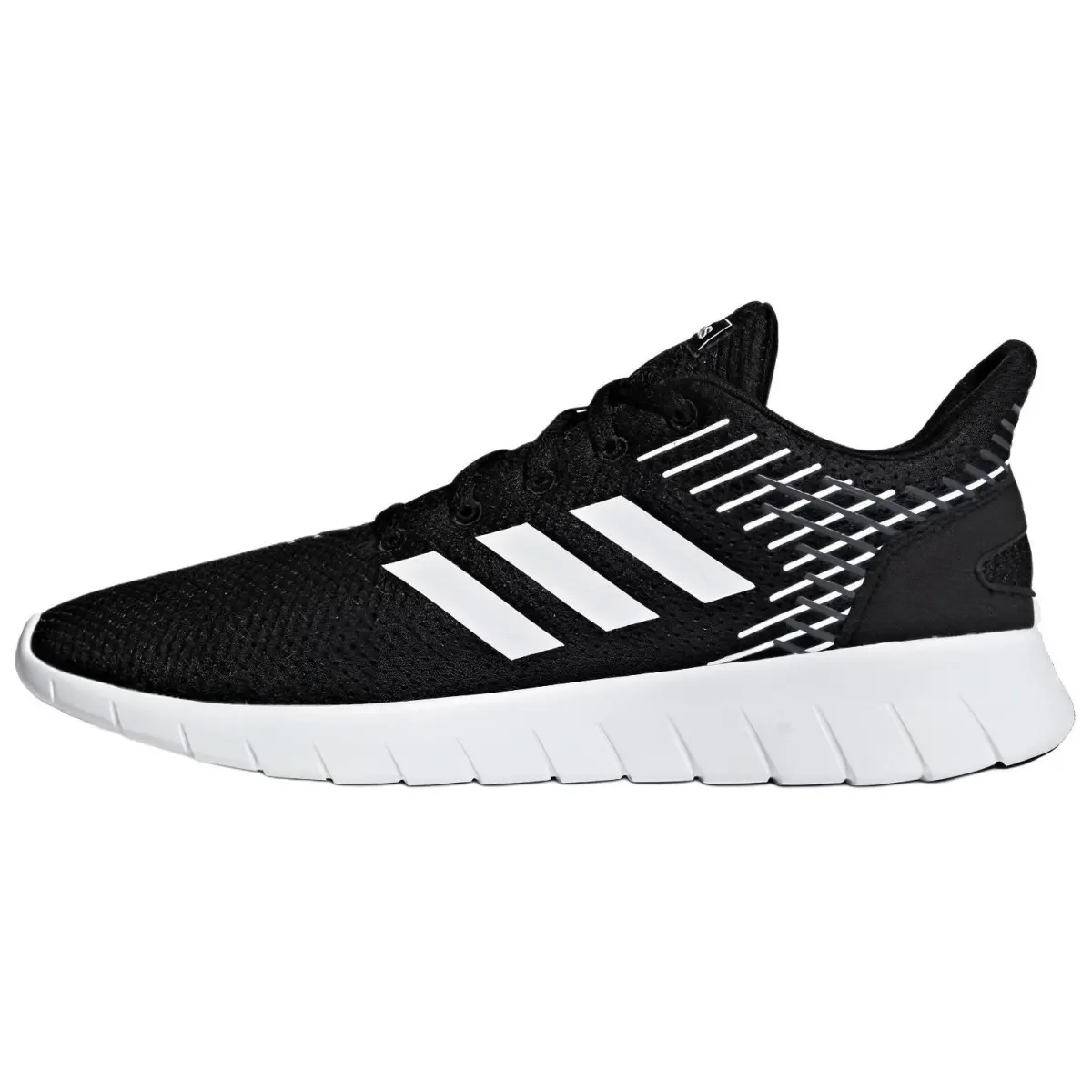 Adidas Asweerun Comfortable Fabric Slip Resistant Abrasion Resistant Low top Casual City Commuting Running Shoes Unisex