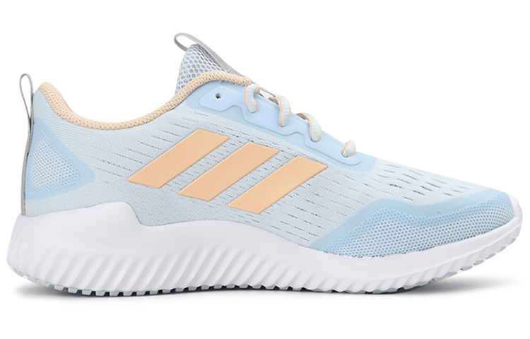 Женские кроссовки adidas Climacool 2.0 Bounce (синие с оранжево-желтым и серебристым) — Синий / оранжевыйжёлтый / серебристый — фото 2