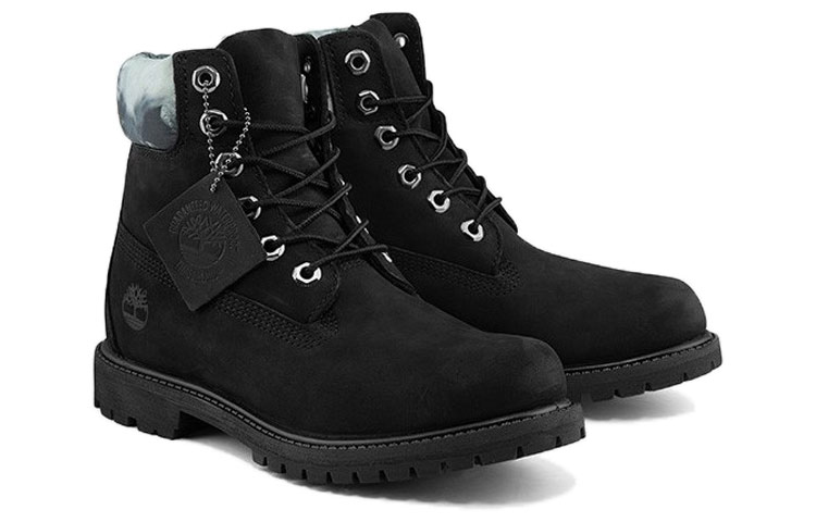 Timberland Premium 6 inch Waterproof Boot 'Black Nubuck' Women's