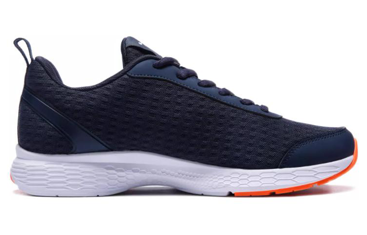 QIAODAN Comfortable Cushioning Abrasion Resistant Coverage Low top Running Shoes Men’s Black Blue