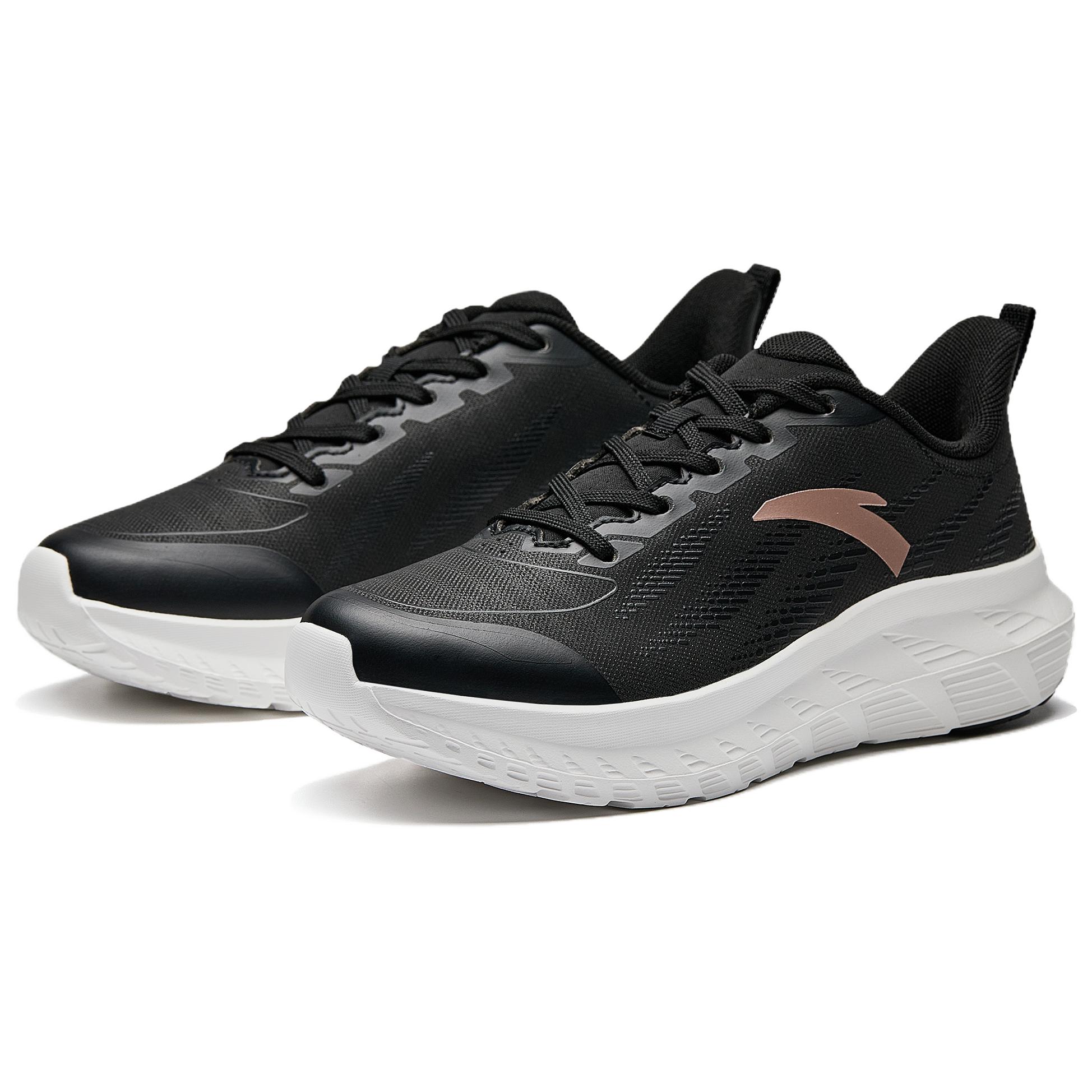 Anta Slip Resistant Abrasion Resistant Slip Resistant Abrasion Resistant Low top Casual Running Shoes Women’s Black