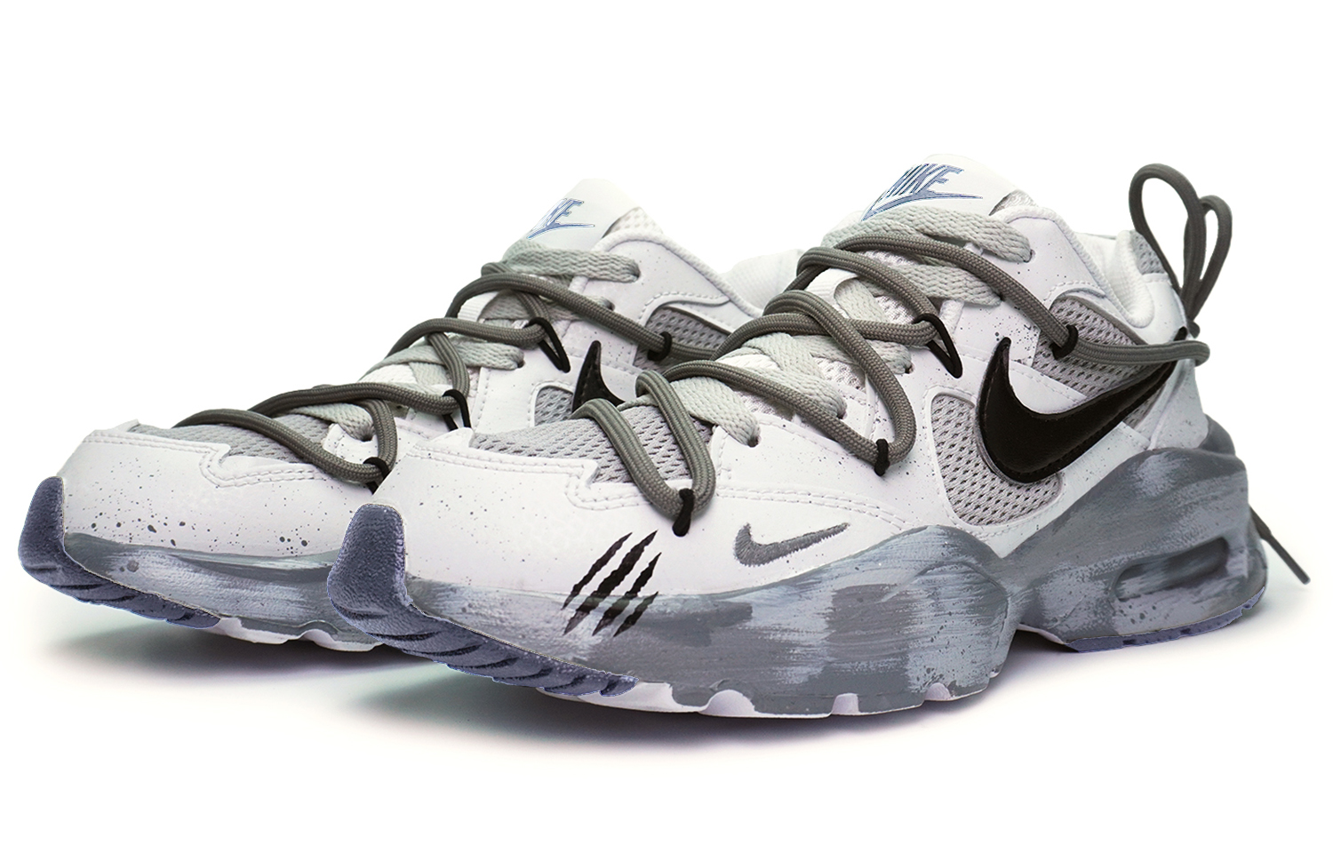 Nike Air Max Fusion Cushioning Slip Resistant Abrasion Resistant Low top Casual Running Shoes Women’s Gray