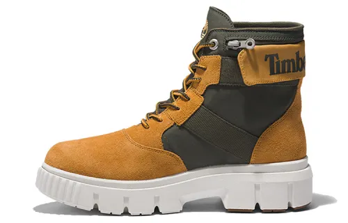 Timberland Greyfield 6 Inch Waterproof Fold Down Boots 'Wheat Suede'