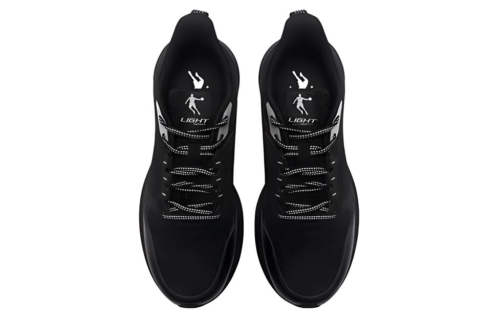 QIAODAN Cushioning, Wear Resistant Low top Casual Running Shoes Men’s Black
