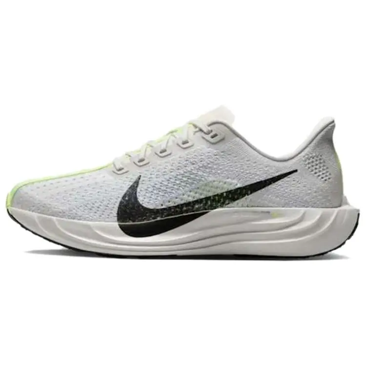 Nike Pegasus Plus Abrasion Resistant Low top Long Distance Running Sprint Running Shoes Women's Beige White Black