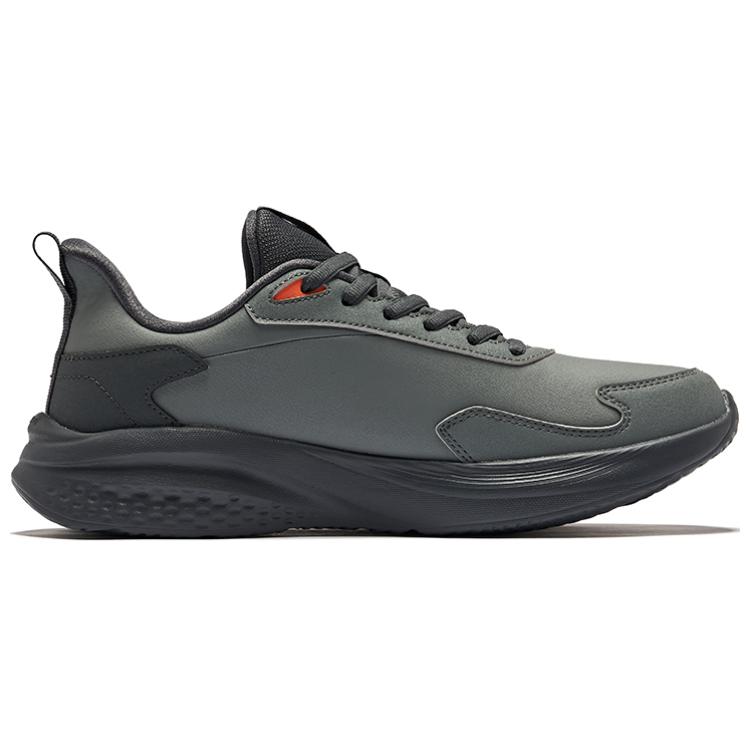 Erke Treat Yourself Cushioning Slip Resistant Low top Running Shoes Men’s Steel Gray Carbon Gray