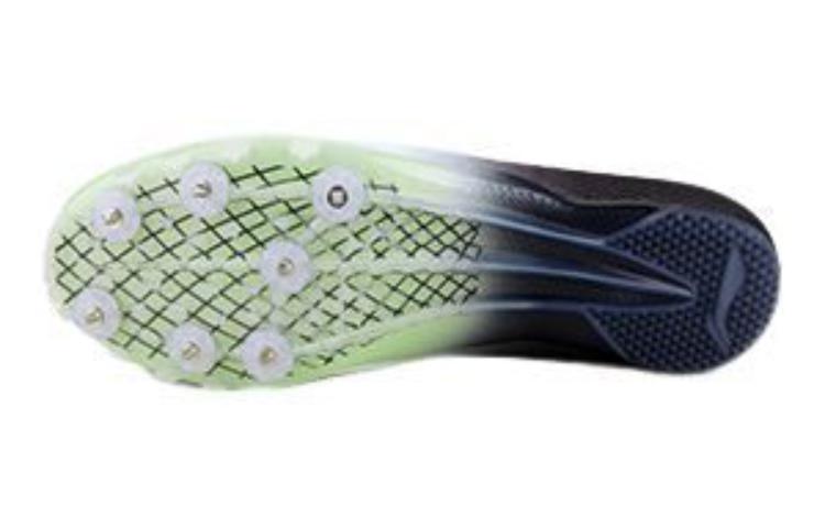 Li Ning Cushioning, Wear Resistant Low top Running Shoes Unisex Green Black